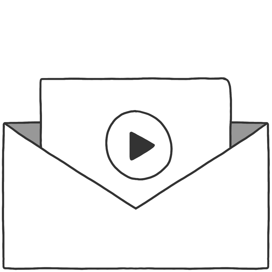 A video in an envelope