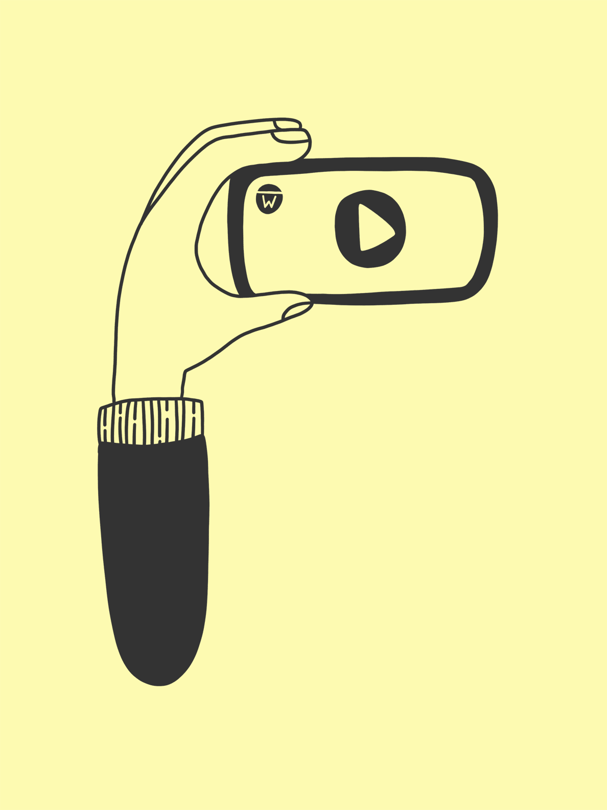 A hand holding a phone